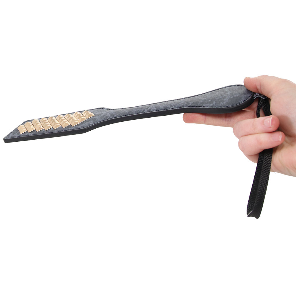 Sex & Mischief Cougar Studded Paddle Bondage and Fetish > Whips and Crops - Tophatter Daily Deals