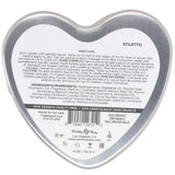 3-in-1 Massage Heart Candle 4oz/113g in Stiletto Lubes and Lotions > Erotic Massage Oils - Tophatter Daily Deals