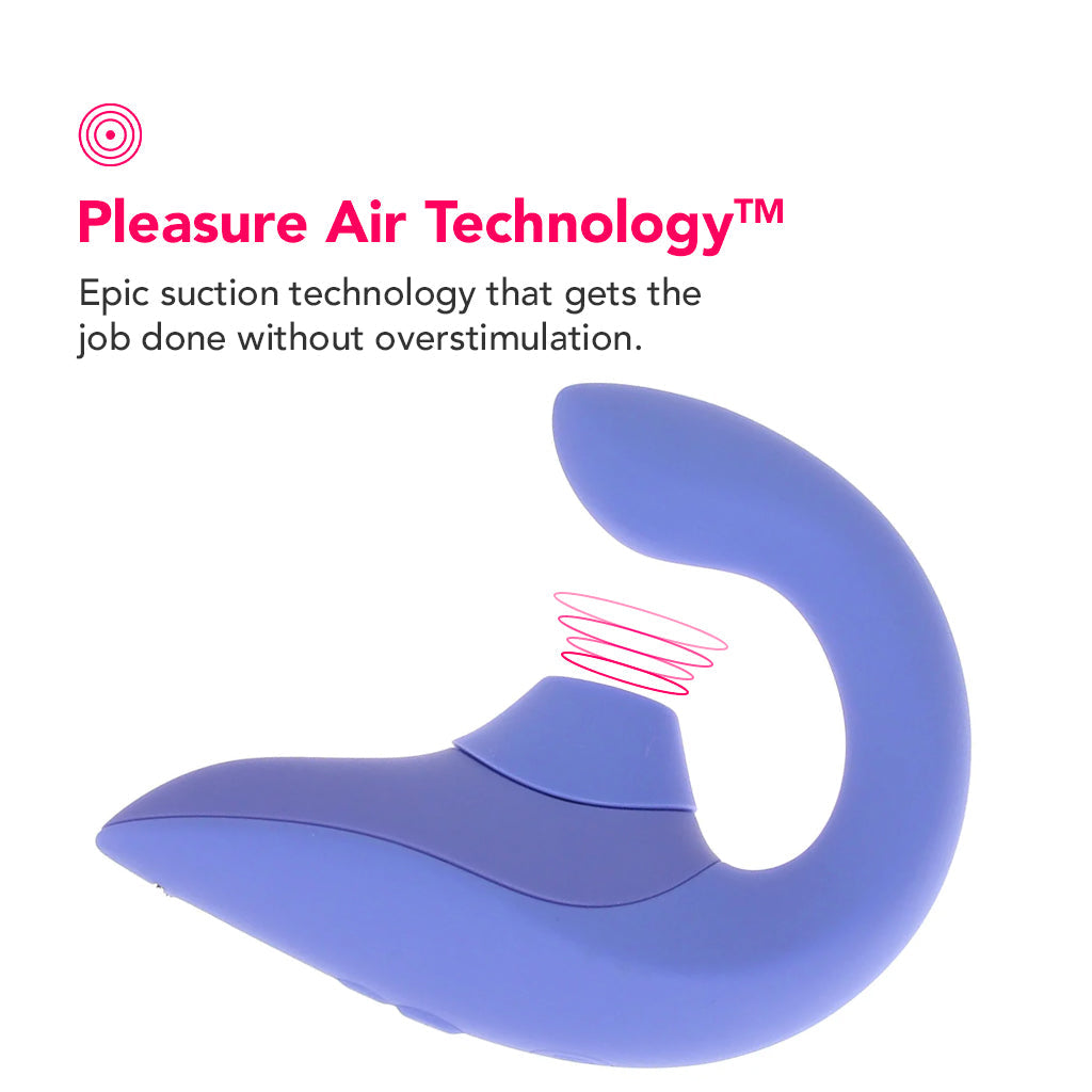 Womanizer Blend Dual Stimulator in Blue - Tophatter's Vibrator Deals Online Vibrators > G-Spot Vibrators - Tophatter Daily Deals
