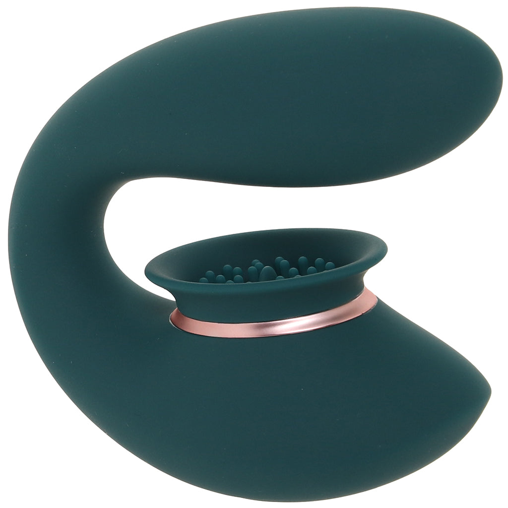 Twitch 3 Innovation G-Spot and Suction Vibe in Green Vibrators > G-Spot Vibrators - Tophatter Daily Deals