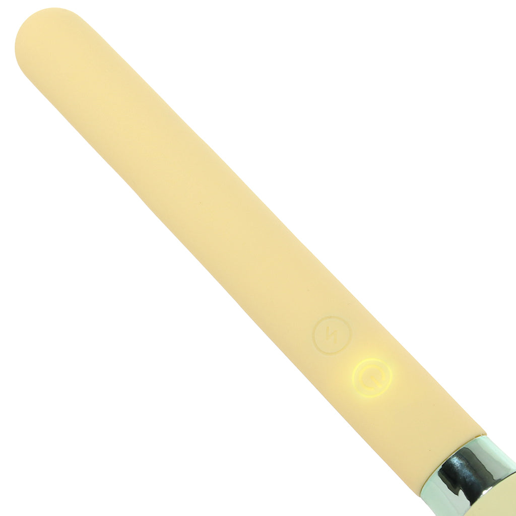 Vala Fiercely Powerful Silicone Flower Vibe in Yellow - Tophatter's Adult Sex Toys Online Vibrators > Clitoral Stimulators - Tophatter Daily Deals