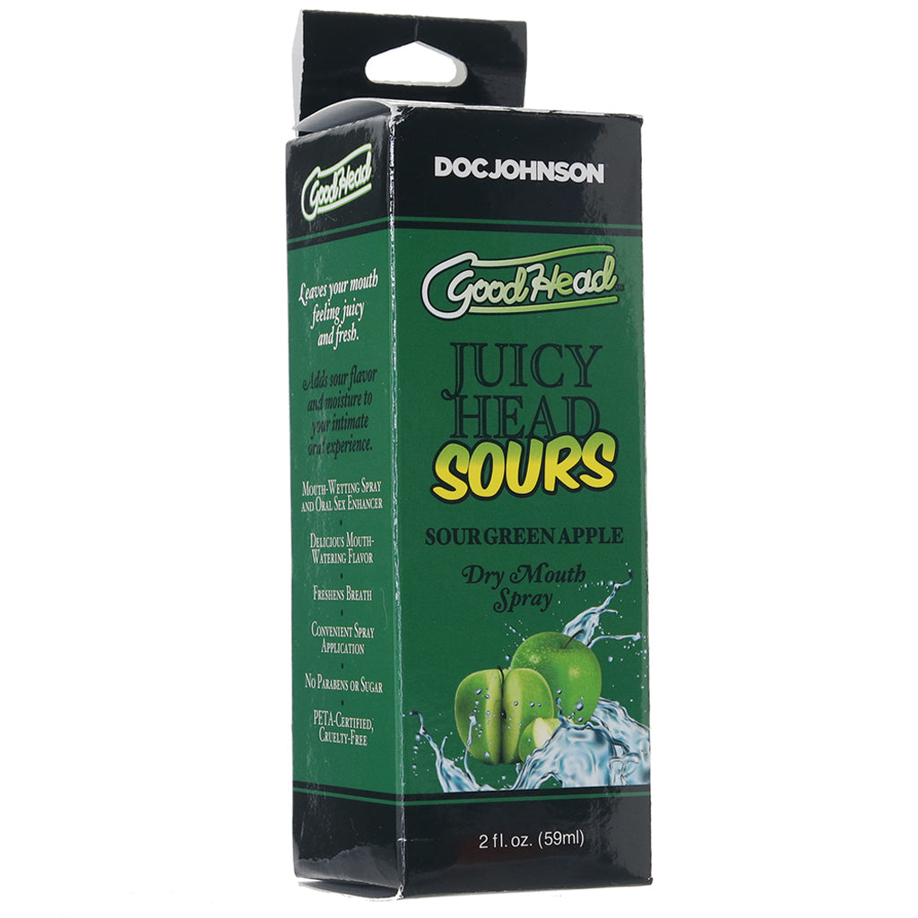 GoodHead Juicy Head Sours Mouth Spray 2oz/59ml in Apple Lubes and Lotions > Flavored Sex Lubes - Tophatter Daily Deals