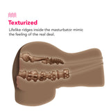 Rear Beauty Sucking & Vibrating Masturbator in Dark Male Masturbators > Realistic Butts - Tophatter Daily Deals