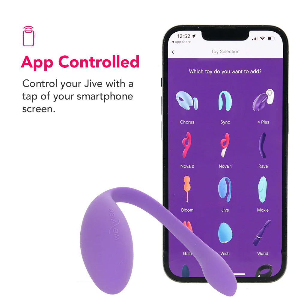 WeVibe Jive Lite Wearable Vibe in Purple Vibrators > G-Spot Vibrators - Tophatter Daily Deals