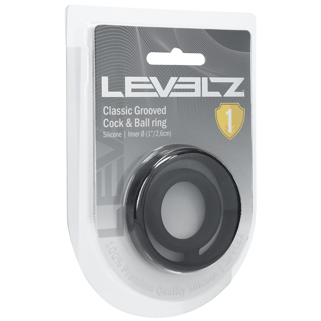 LEVELZ Classic Grooved Cock & Ball Ring Cock Rings - Tophatter Daily Deals