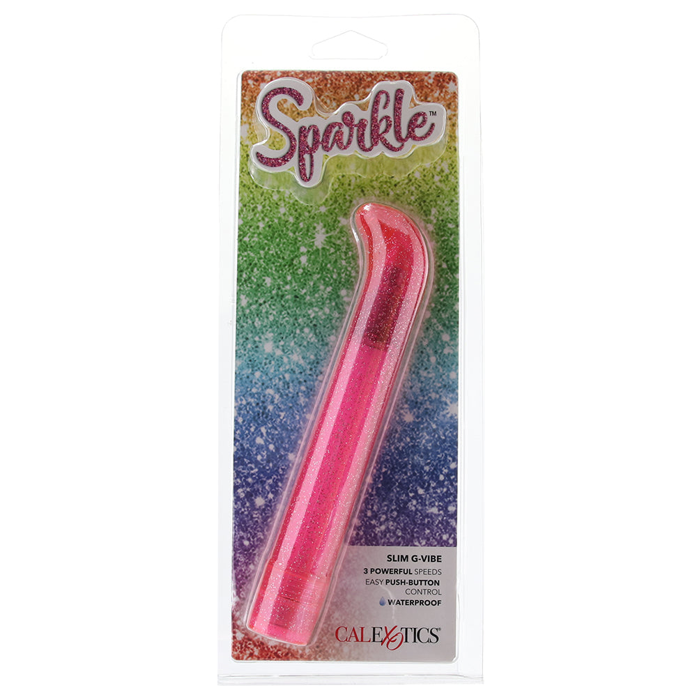 Sparkle Slim G-Vibe in Pink - Tophatter's Vibrator Deals Online Shop by Brand > CalExotics - Tophatter Daily Deals
