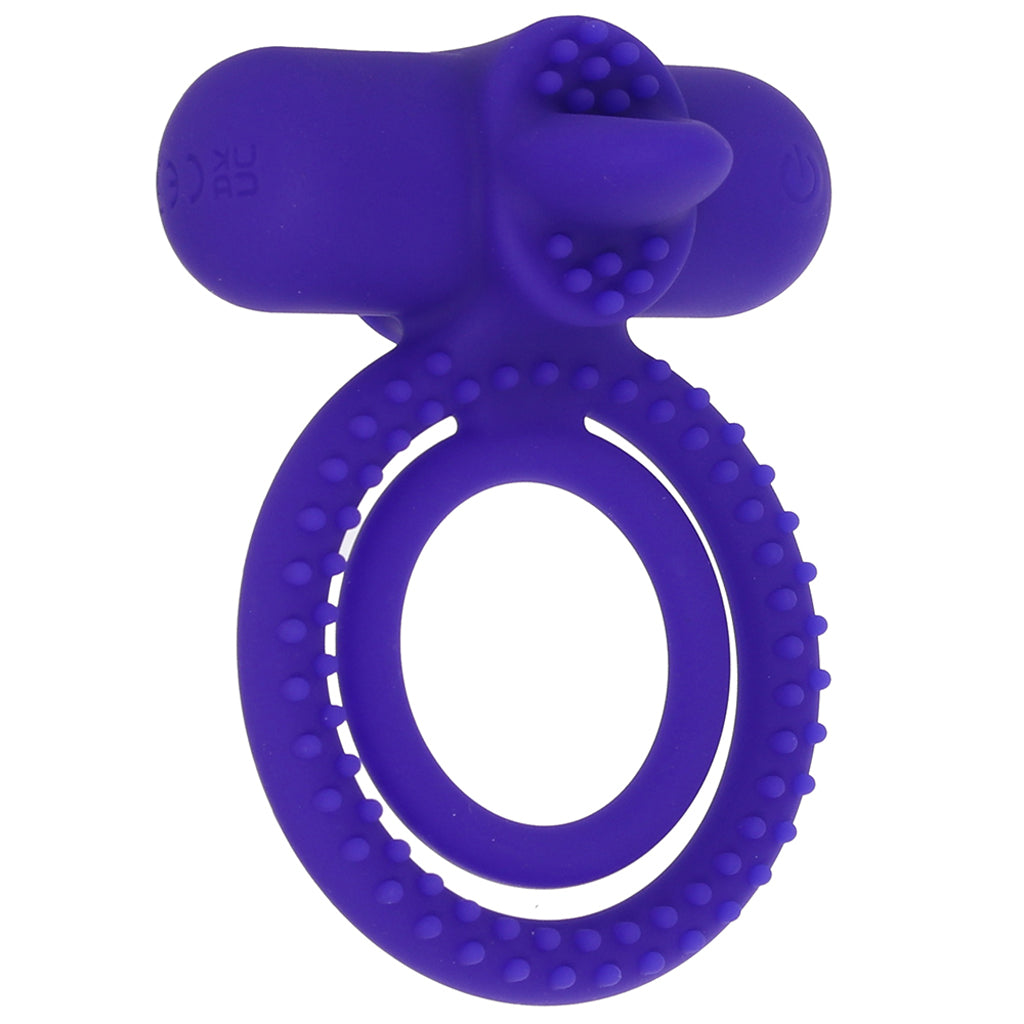 Dual Climaxer Vibrating Ring Cock Rings - Tophatter Daily Deals