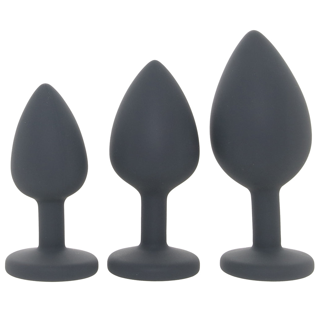A-Play Silicone 3 Piece Anal Trainer Set Anal Sex Toys > Butt Plugs - Tophatter Daily Deals