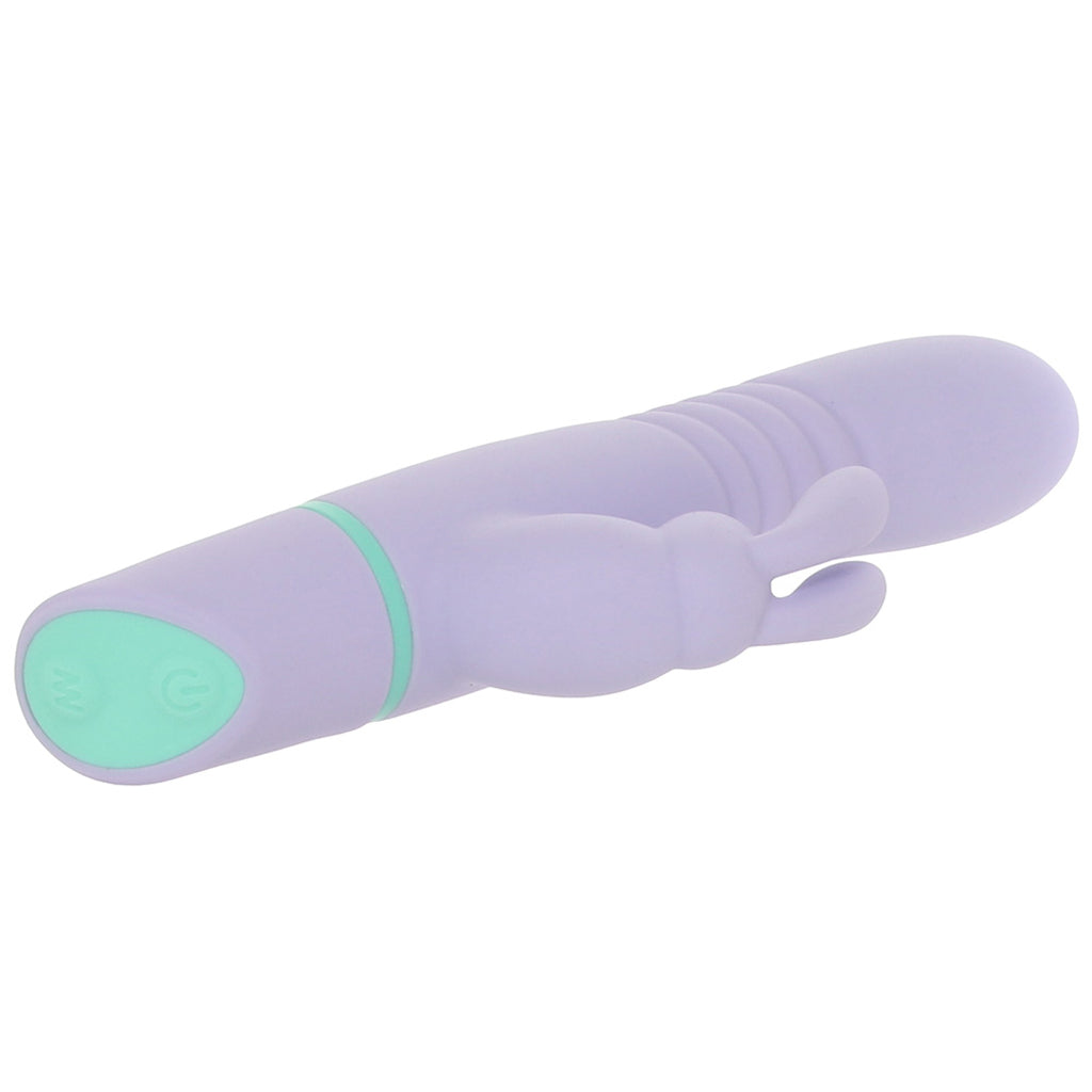 Love Bunny Thrusting Bunny Vibe in Purple Vibrators > Rabbit Vibrators - Tophatter Daily Deals