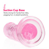 RealRock Crystal Clear Jelly 6 Inch Dildo in Pink Dildo Sex Toys > Realistic Dildos - Tophatter Daily Deals