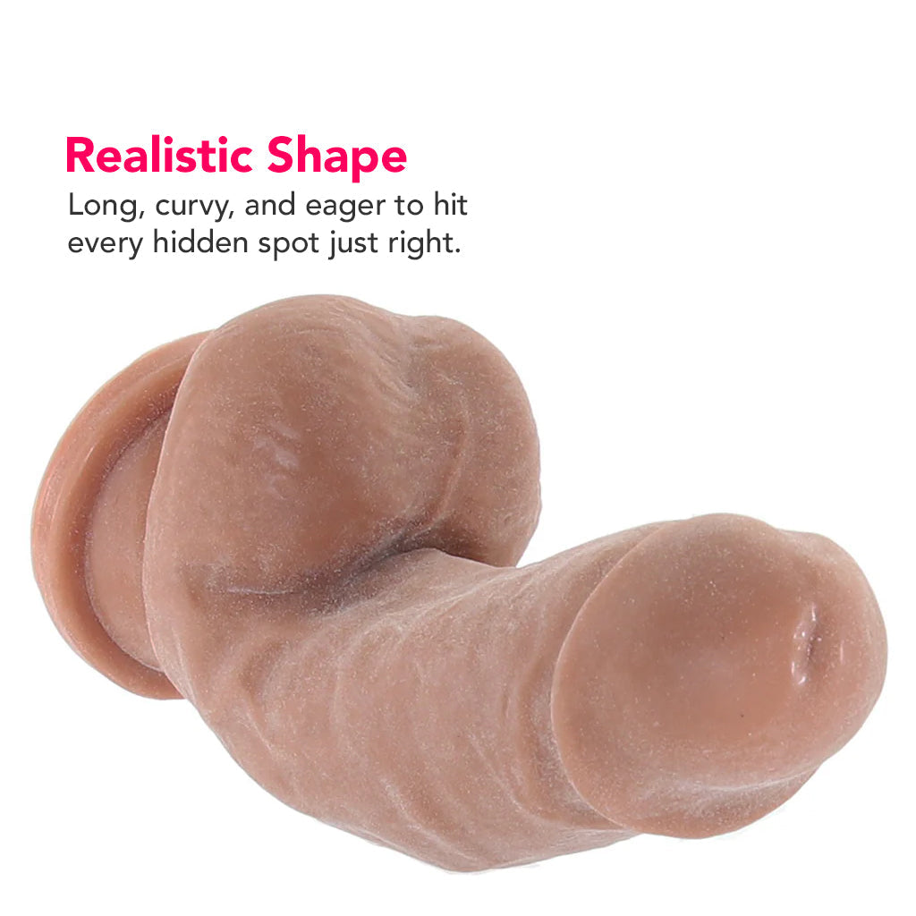 Dr. Skin Plus 7 Inch Girthy Poseable Dildo in Mocha Dildo Sex Toys > Realistic Dildos - Tophatter Daily Deals