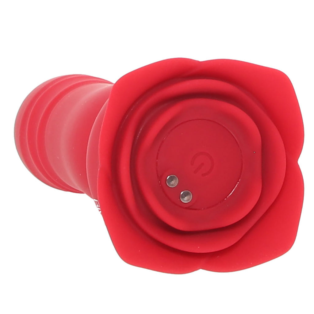 Bloomgasm Rose Delight Thrusting Vibe Vibrators > Clitoral Stimulators - Tophatter Daily Deals