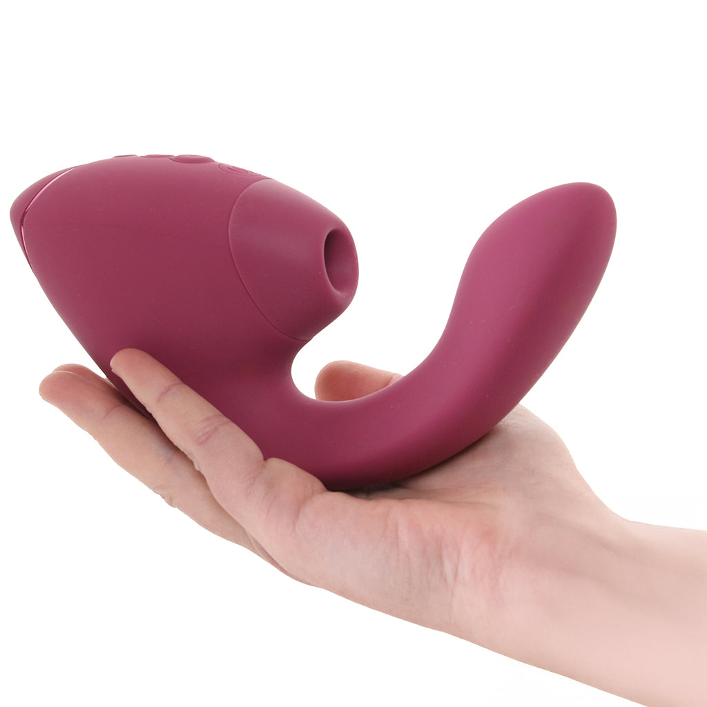 Womanizer Next Duo Clitoral Suction & G-Spot Vibe in Pink - Tophatter's Vibrator Deals Online Vibrators > Clitoral Suction & Stimulation - Tophatter Daily Deals