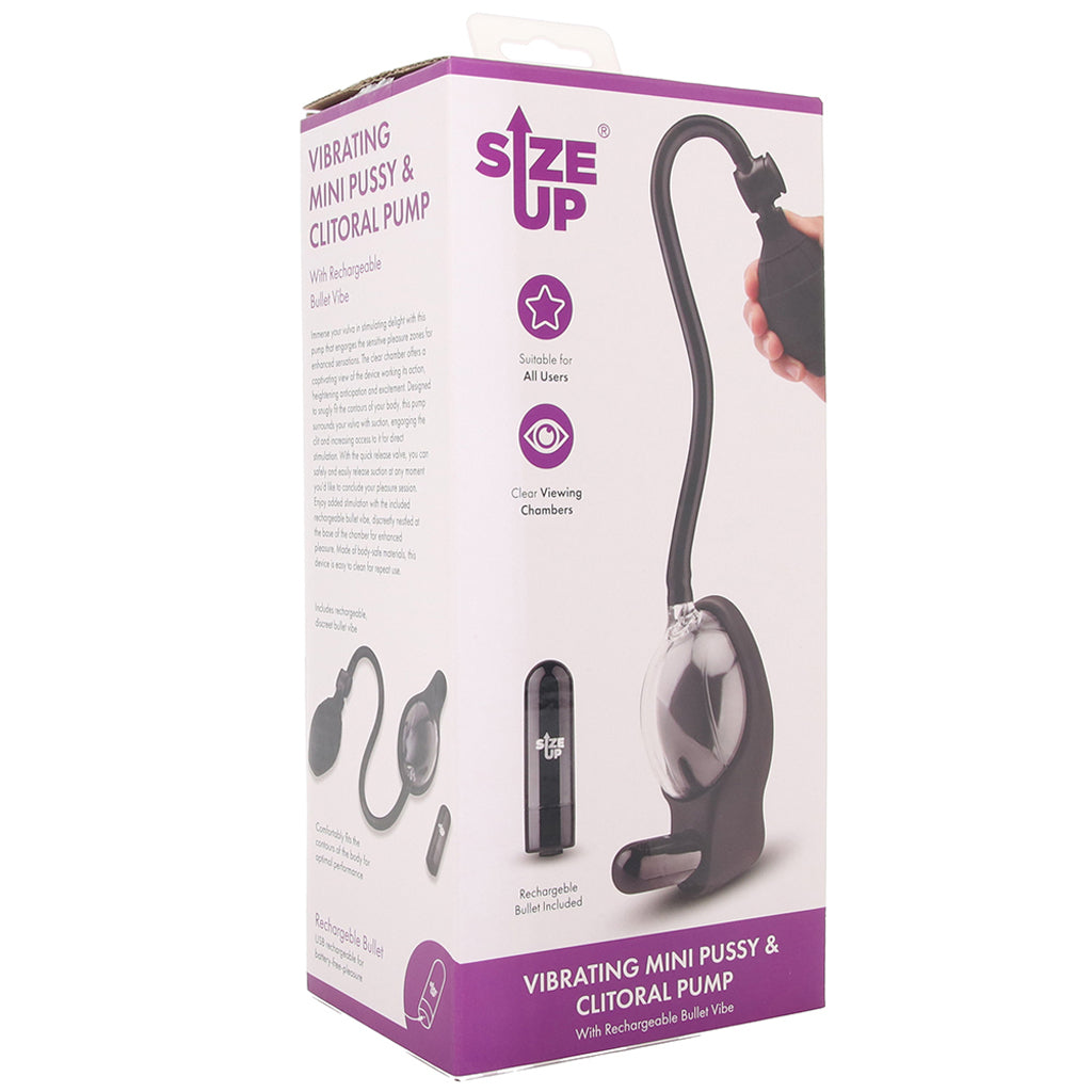 Size Up Vibrating Mini Pussy & Clitoral Pump - Wholesale Prices (Limited Deals)