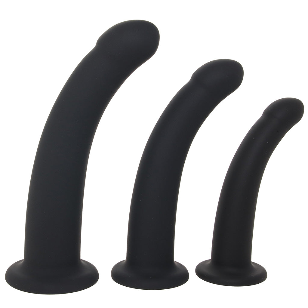 Trio Deluxe Curved Silicone Training Kit Dildo Sex Toys > Anal Dildos - Tophatter Daily Deals