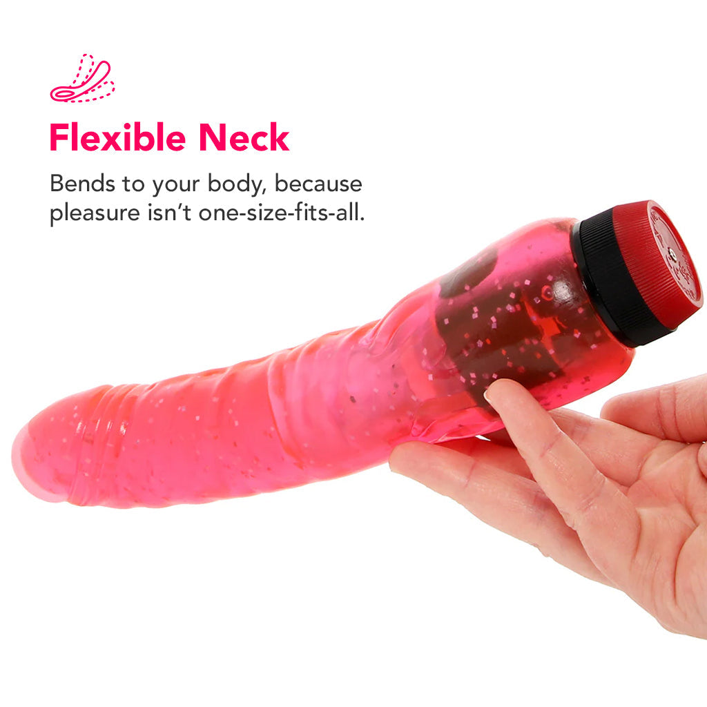 PinkCherry Hot Pink Curved Penis in Pink Vibrators > Realistic Vibrator Dildos - Tophatter Daily Deals
