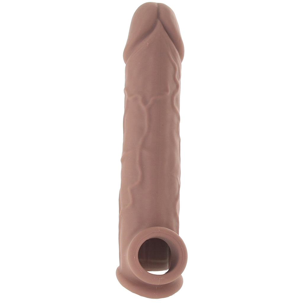 Performance Maxx 8 Inch Silicone Extender in Brown - Tophatter's Adult Products Male Enhancement > Extenders and Sleeves - Tophatter Daily Deals