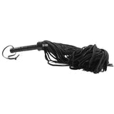 Long Suede Flogger in Black - Tophatter's Adult Products Bondage and Fetish > Whips and Crops - Tophatter Daily Deals