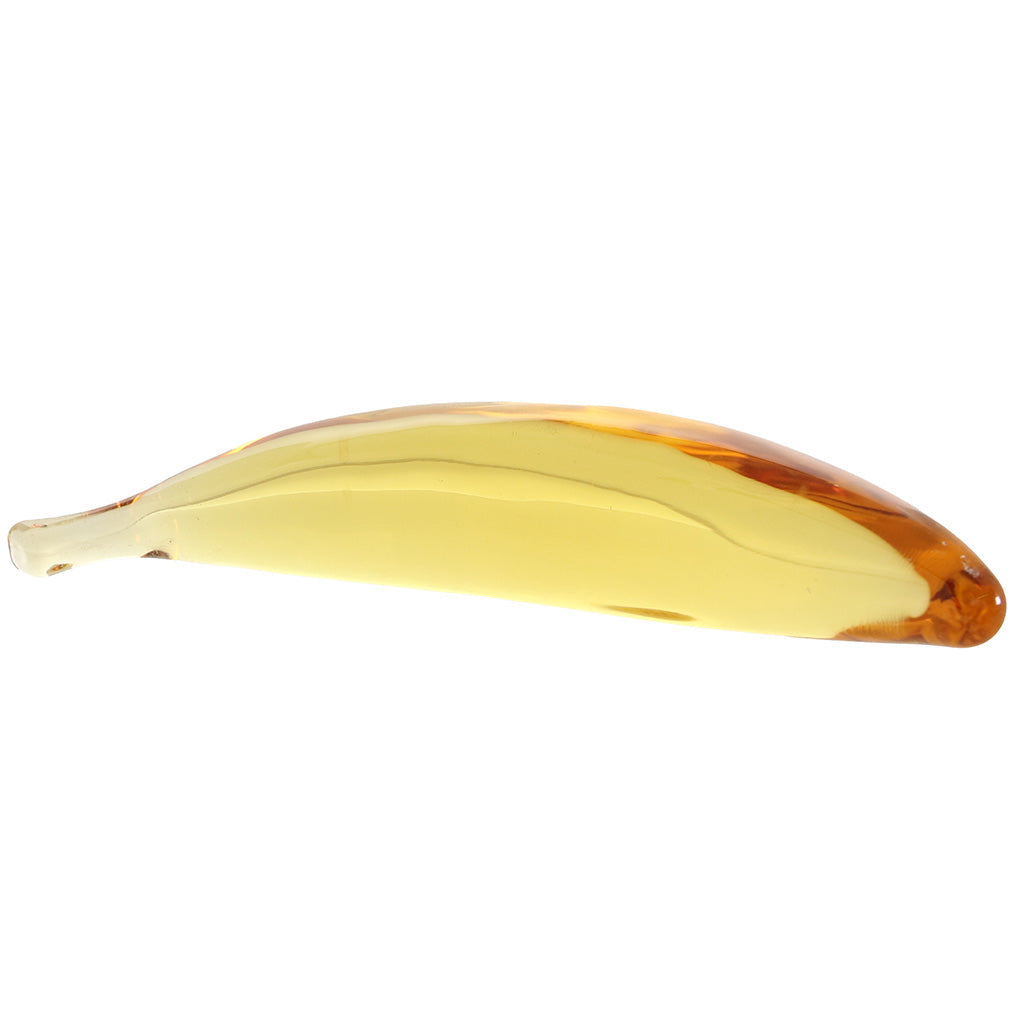 gläs Banana Joy Glass Dildo Dildo Sex Toys > G-Spot Dildos - Tophatter Daily Deals