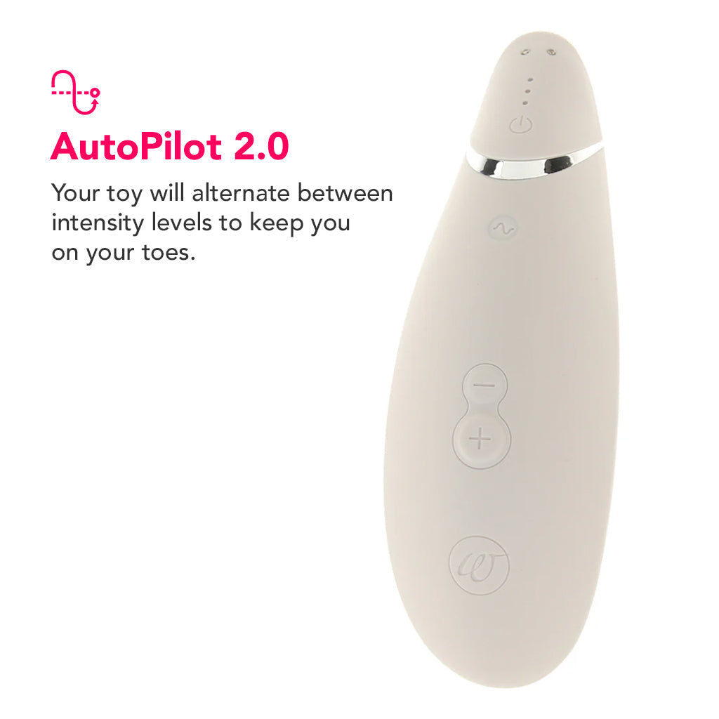 Womanizer Premium 2 Pleasure Air Stimulator in Gray Vibrators > Clitoral Stimulators - Tophatter Daily Deals