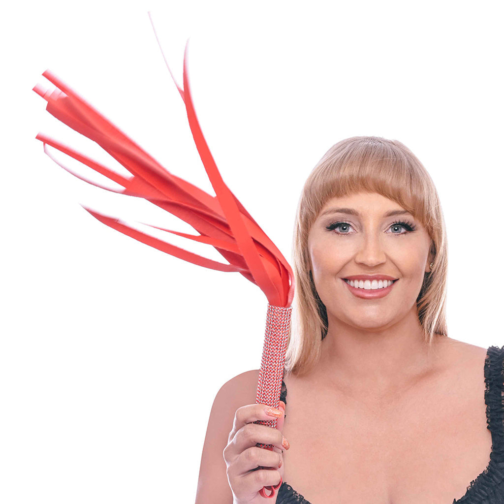 Sex & Mischief Amor Sparkle Flogger Bondage and Fetish > Whips and Crops - Tophatter Daily Deals