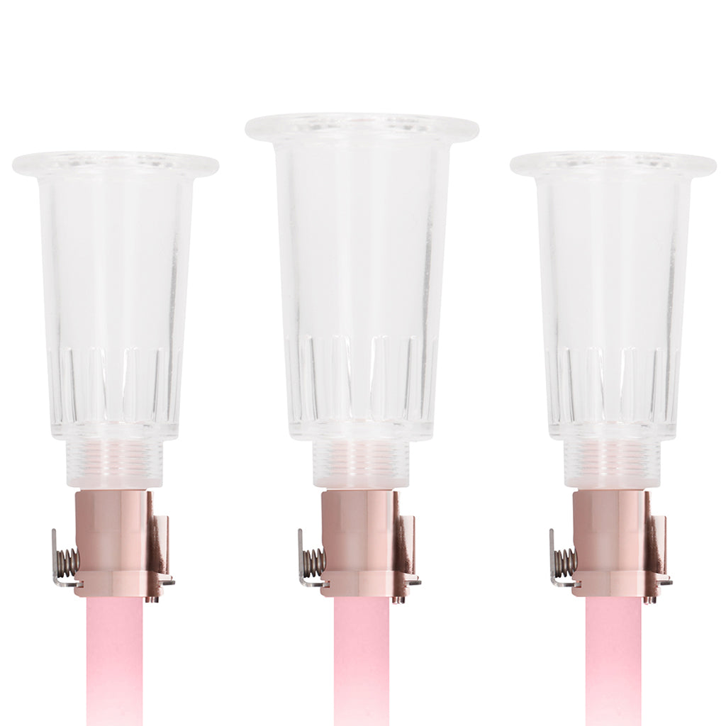 Pumped Rose Gold Clitoral & Nipple Pump Set in Medium - Tophatter's Adult Products Bondage and Fetish > Nipple Stimulators & Clamps - Tophatter Daily Deals
