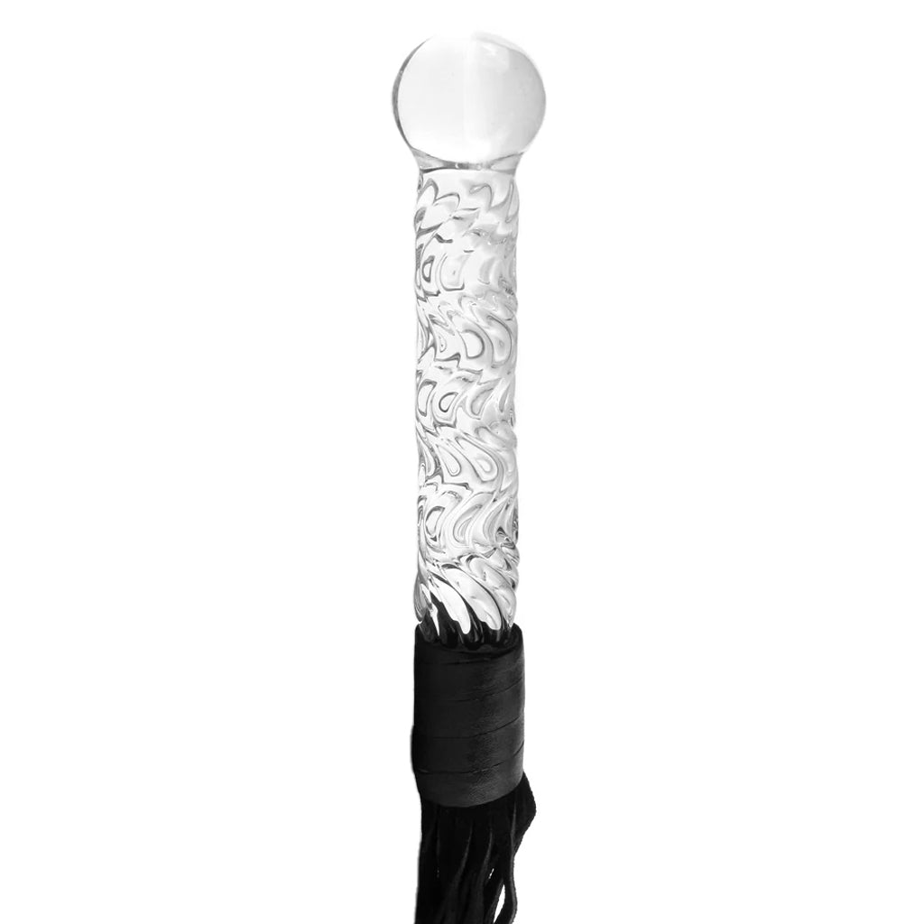 Icicles No. 38 Hand Blown Glass Whip - Tophatter's Adult Products Dildo Sex Toys > Pyrex Glass Dildos - Tophatter Daily Deals