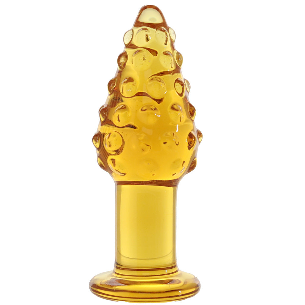 gläs Cornstar 4 Inch Glass Butt Plug Anal Sex Toys > Butt Plugs - Tophatter Daily Deals