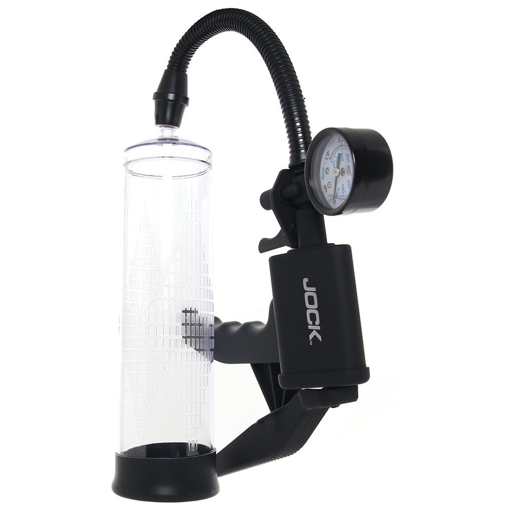 Jock Pump Up Pressure Gauge Trigger Penis Pump Male Enhancement > Penis Pumps - Tophatter Daily Deals