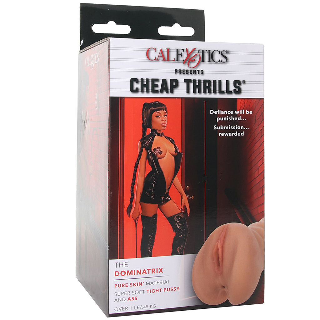 Cheap Thrills The Dominatrix Pussy & Ass Stroker - Tophatter's Adult Sex Toys Online Male Masturbators > Pocket Strokers - Tophatter Daily Deals