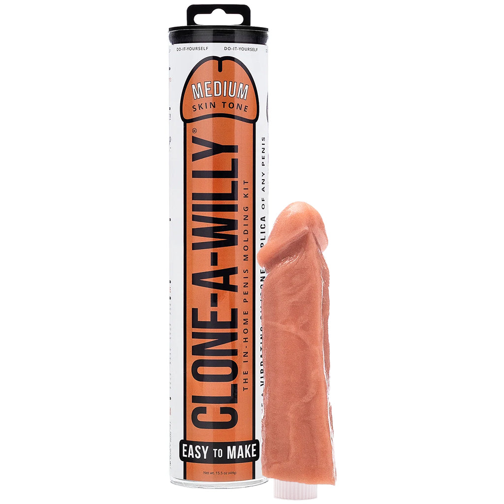 Clone-A-Willy Vibrator Kit in Medium Skin Tone Dildo Sex Toys > Realistic Dildos - Tophatter Daily Deals