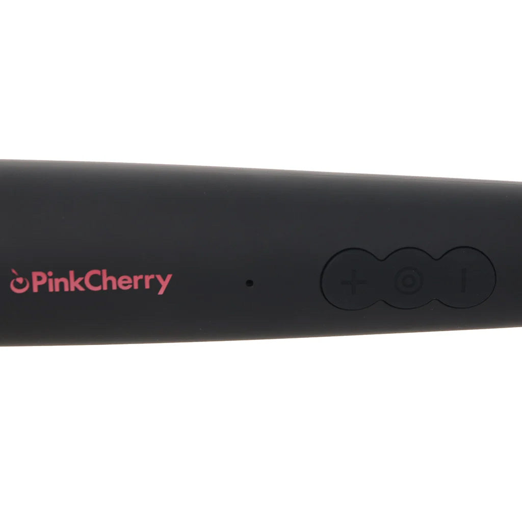 PinkCherry Premium Powered Wand in Black Vibrators > Wands - Tophatter Daily Deals
