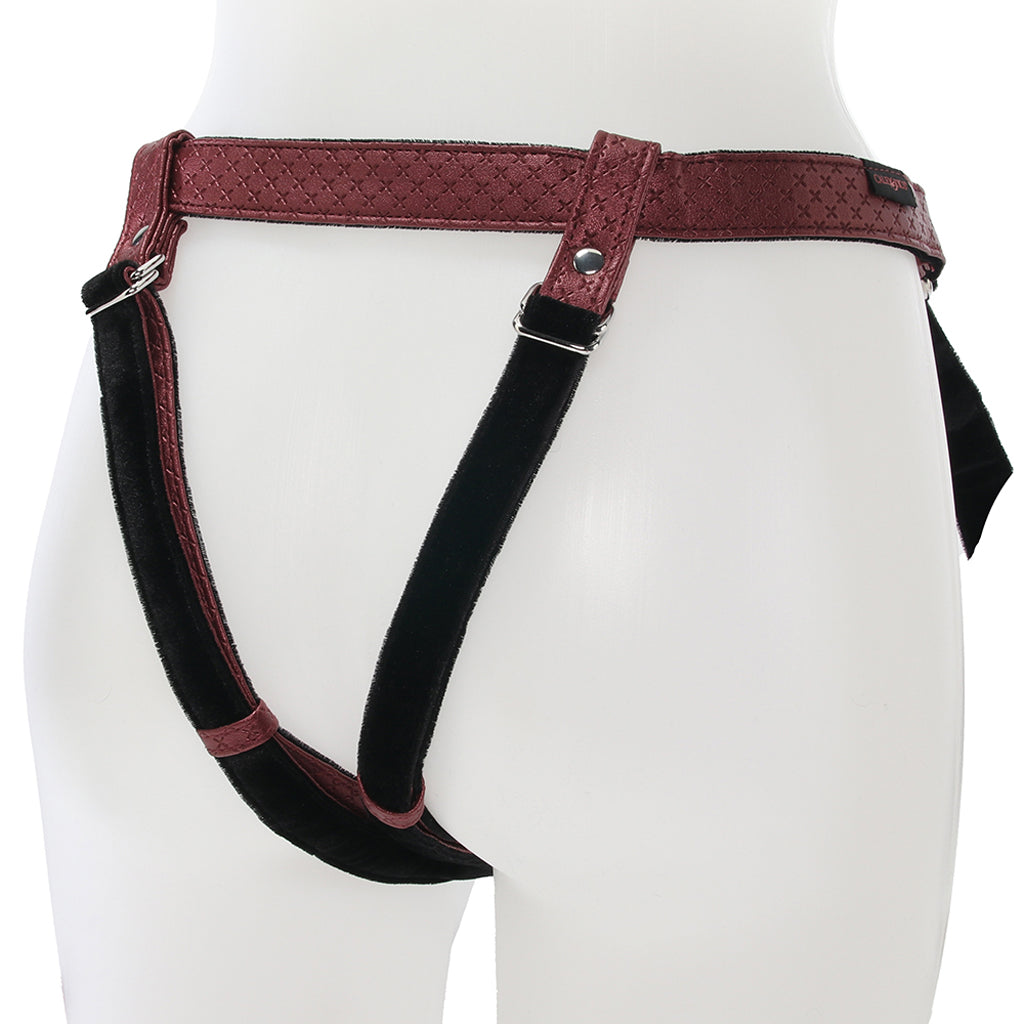 Her Royal Harness The Regal Duchess in Red Dildo Sex Toys > Strap-On and Harnesses - Tophatter Daily Deals