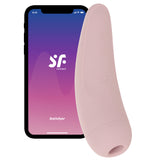 Satisfyer Curvy 2+ Air Pulse Stimulator in Pink Vibrators > Clitoral Stimulators - Tophatter Daily Deals