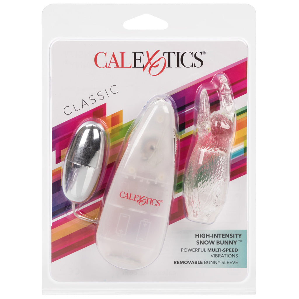 Hi-Intensity Snow Bunny Vibe in Clear Vibrators > Bullet and Egg Vibrators - Tophatter Daily Deals