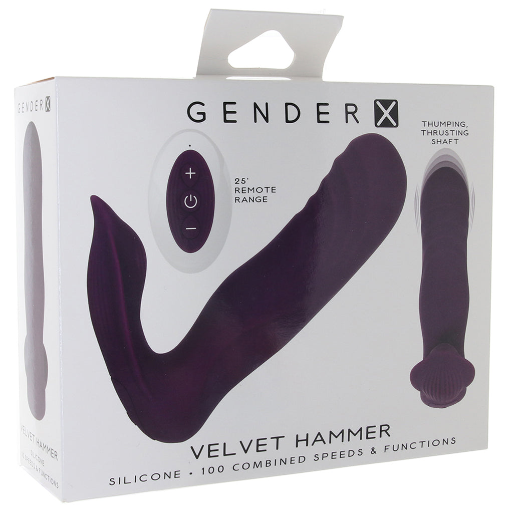 Gender X Velvet Hammer Remote Wearable Vibe - Tophatter's Vibrator Deals Online Vibrators > Wearable & Panty Vibrators - Tophatter Daily Deals