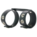 Blue Line Duo Snap Cock and Ball Ring - Tophatter's Adult Sex Toys Online Bondage and Fetish > Cock and Ball Devices - Tophatter Daily Deals