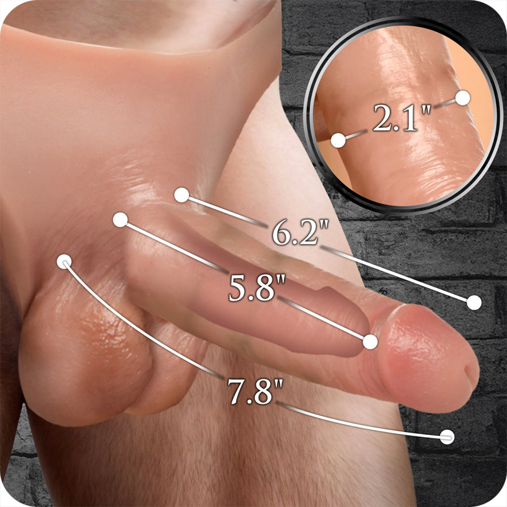 Master Series 8 Inch Stealth Silicone Harness Dildo Sex Toys > Strap-On and Harnesses - Tophatter Daily Deals