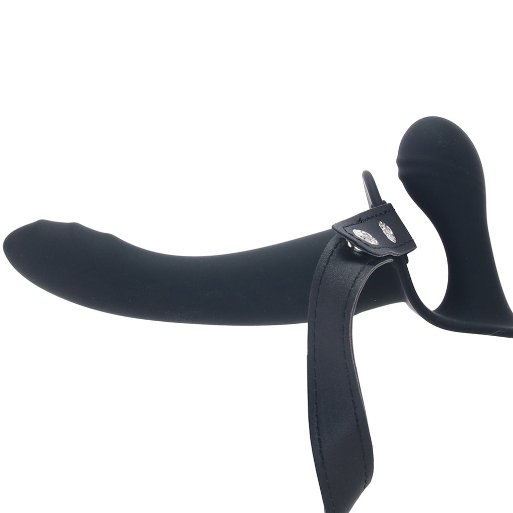 Ouch! Adjustable Dual Silicone Strap-On Vibe Dildo Sex Toys > Strap-On and Harnesses - Tophatter Daily Deals