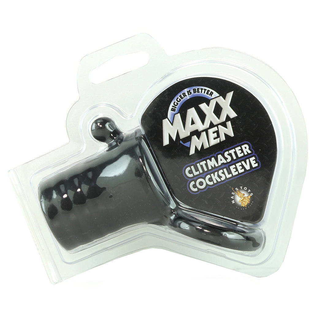 Maxx Men Clitmaster Cocksleeve in Black - Tophatter's Adult Products Male Enhancement > Extenders and Sleeves - Tophatter Daily Deals