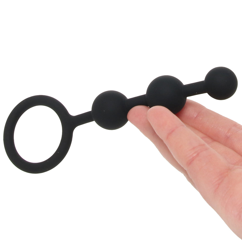Frederick's of Hollywood Silicone Anal Beads - Tophatter's Adult Products Anal Sex Toys > Anal Starter Toys - Tophatter Daily Deals