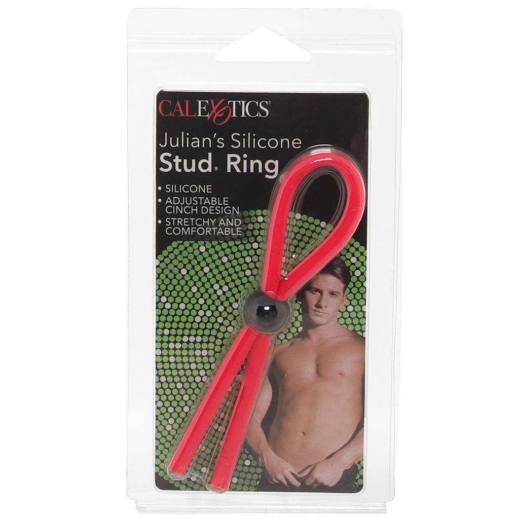 Julian's Silicone Stud Lasso Cock Ring in Assorted Cock Rings - Tophatter Daily Deals
