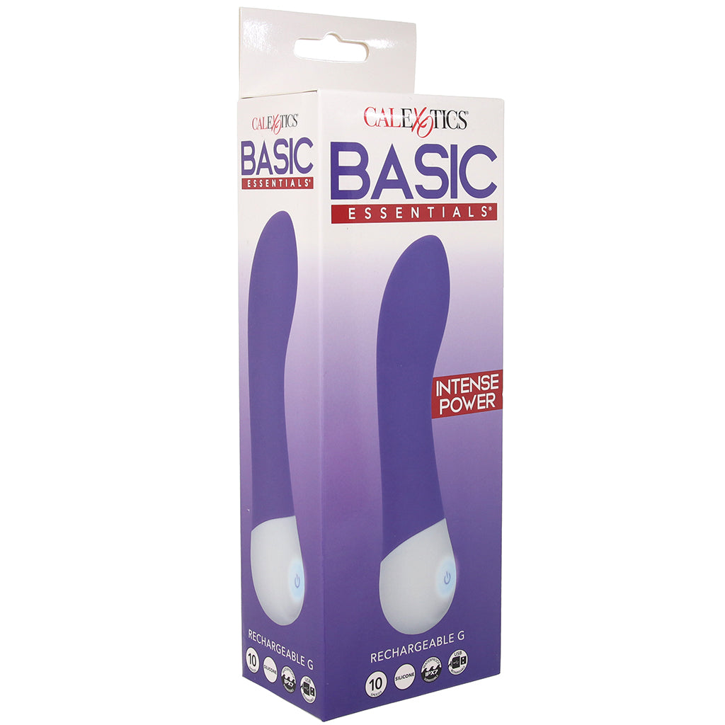 Basic Essentials Rechargeable G-Spot Vibe - Tophatter's Vibrator Deals Online Vibrators > G-Spot Vibrators - Tophatter Daily Deals