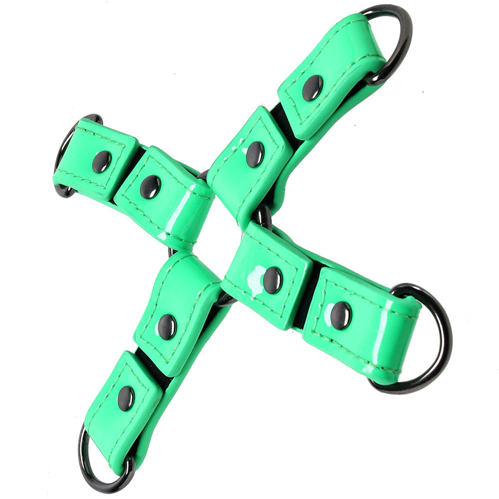 Electra Play Things Hog Tie in Neon Green Bondage and Fetish > Restraints - Tophatter Daily Deals