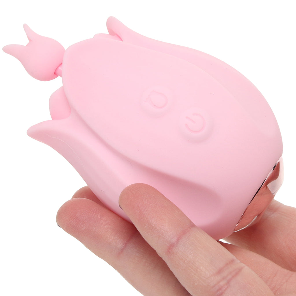 Play With Me Romantic Rose Vibe Vibrators > Clitoral Stimulators - Tophatter Daily Deals