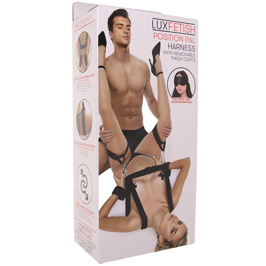 Position Pal Harness with Removable Thigh Cuffs Bondage and Fetish > Sex Swings and Suspension - Tophatter Daily Deals