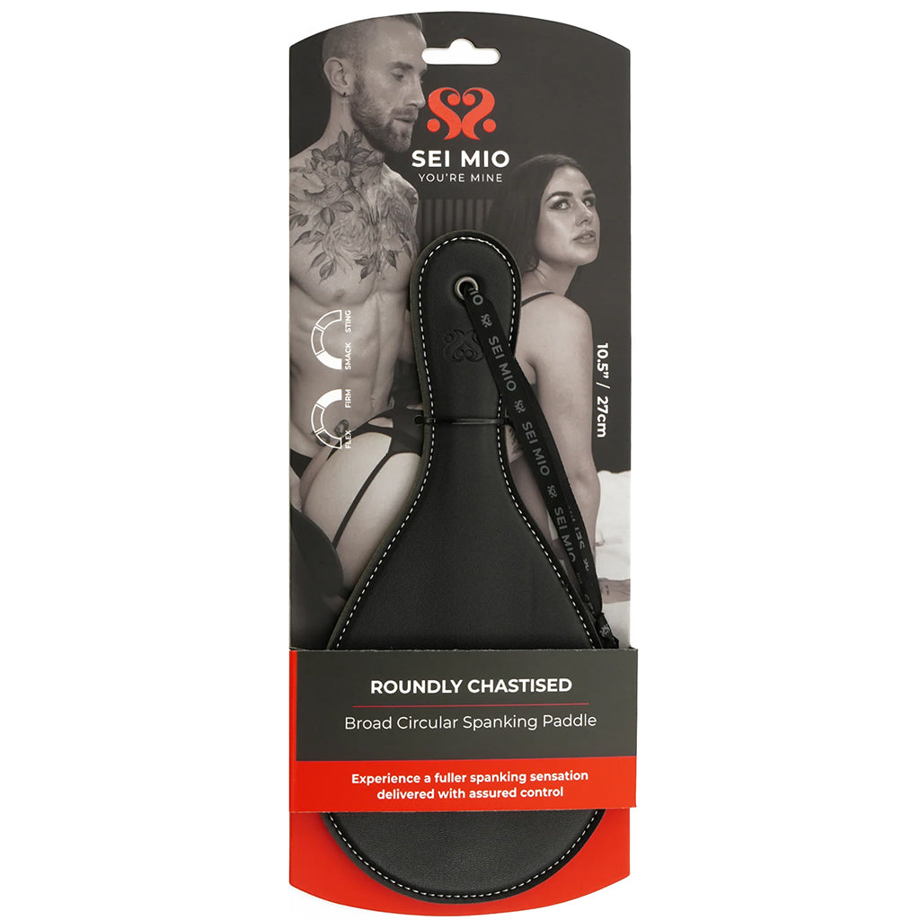 Sei Mio Roundly Chastised Spank Paddle - Tophatter's Adult Sex Toys Online Bondage and Fetish > Whips and Crops - Tophatter Daily Deals
