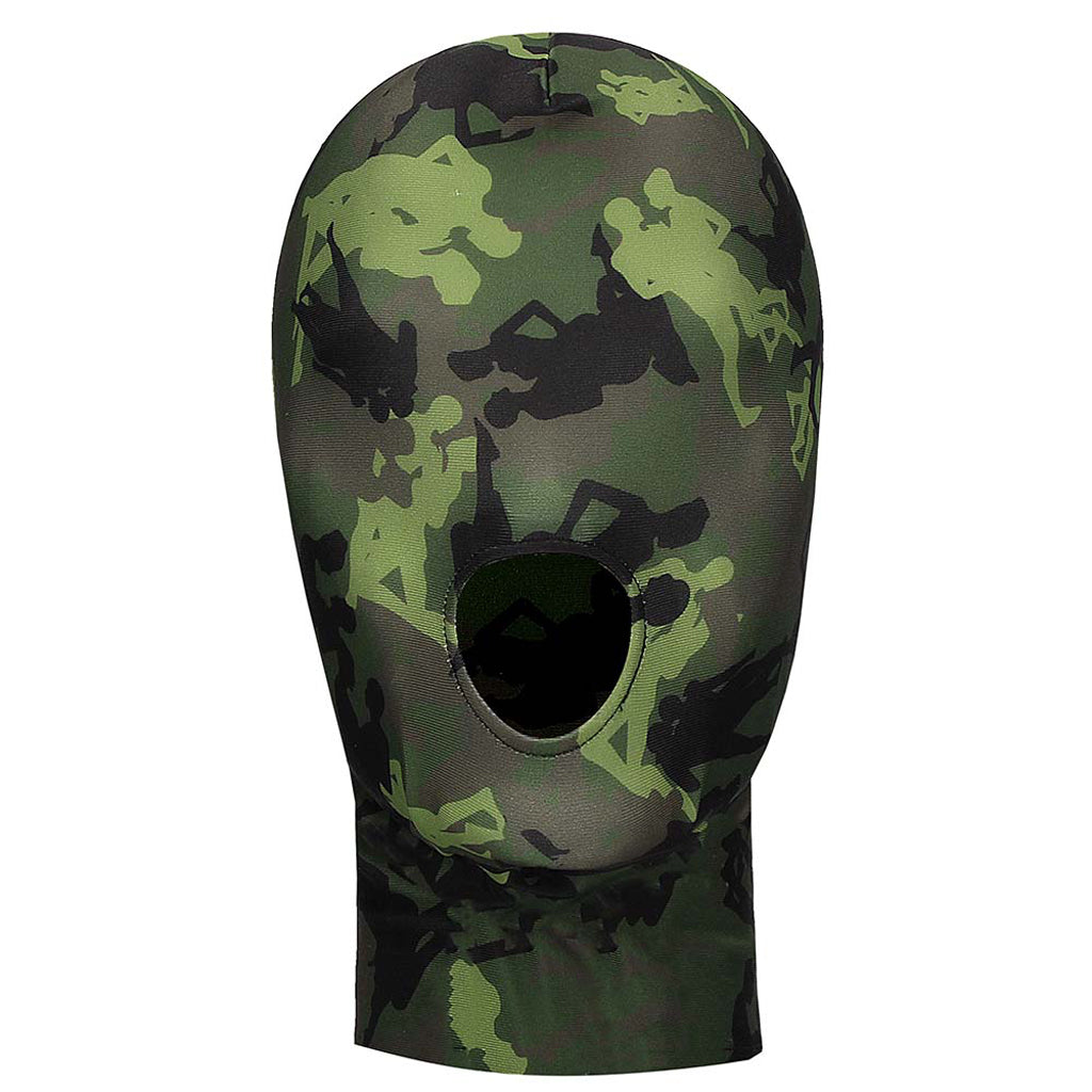 Ouch! Army Themed Mask with Mouth Opening Bondage and Fetish > Pleasure Masks and Dress Up Play - Tophatter Daily Deals