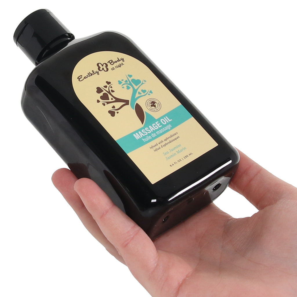 At Night Massage Oil 8.4oz/250ml in Sea Jasmine - Tophatter's Adult Sex Toys Online Lubes and Lotions > Erotic Massage Oils - Tophatter Daily Deals