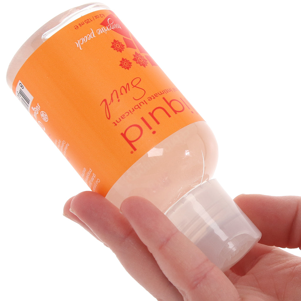 Swirl Flavored Lube 4.2oz/125ml in Tangerine Peach Lubes and Lotions > Flavored Sex Lubes - Tophatter Daily Deals